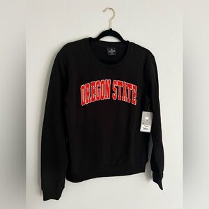 Colosseum Women's Classic Black Pullover Oregon College University Sports